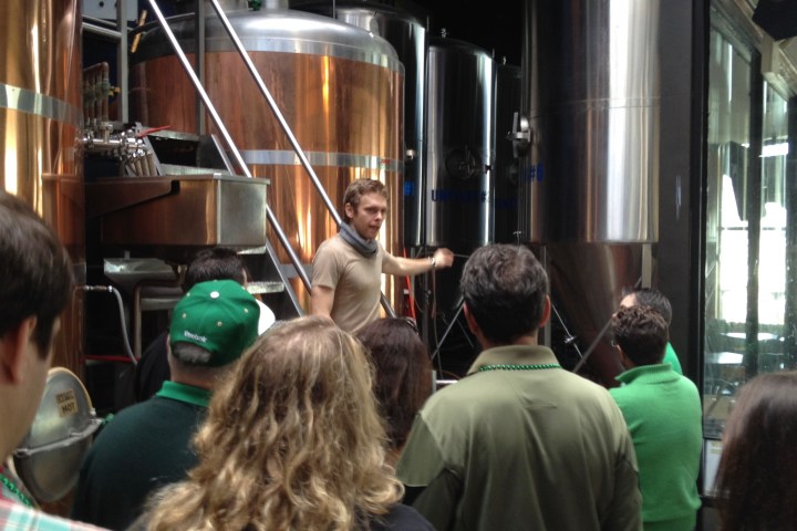 Nick brewery tour