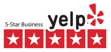 Yelp 5 star business logo